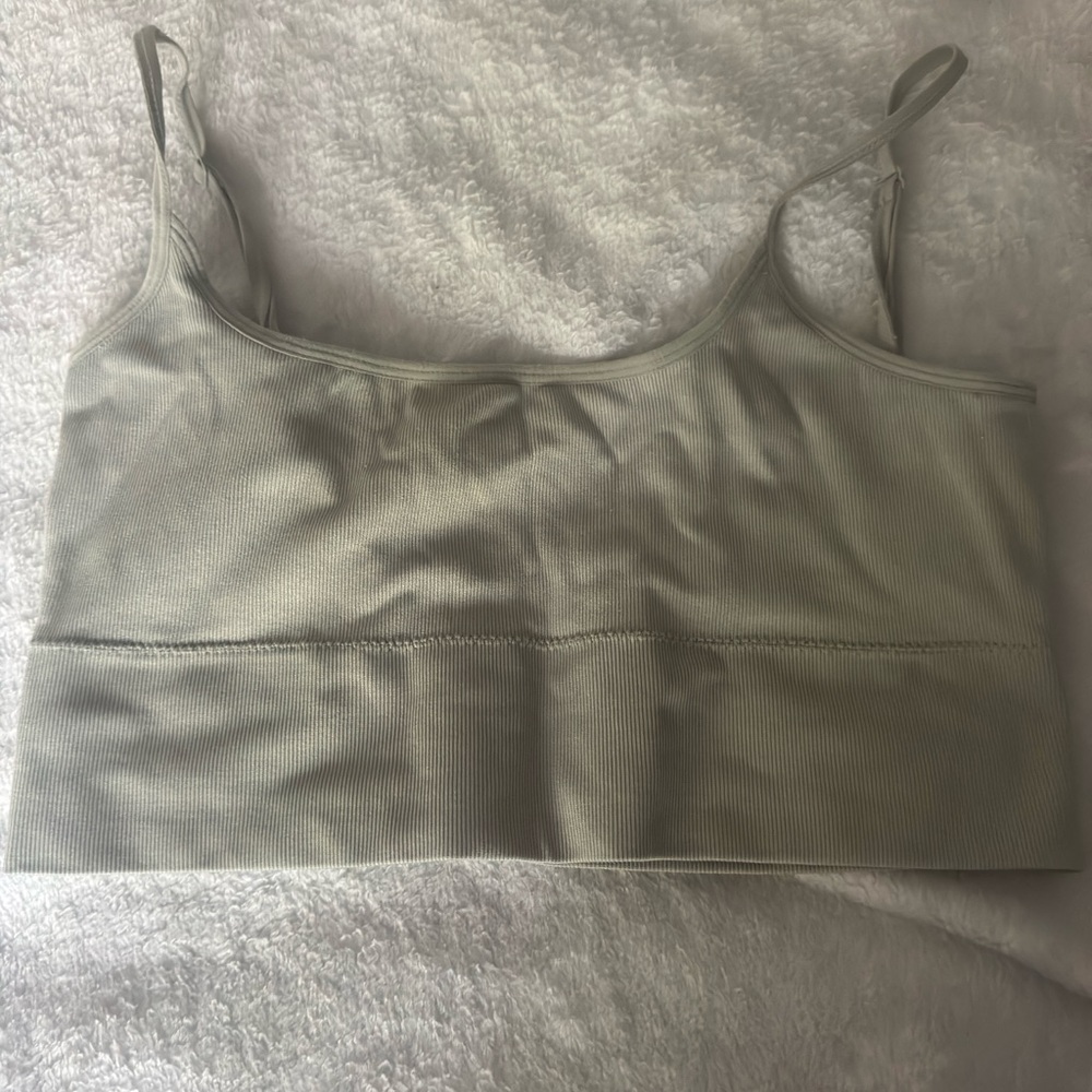 Garage Soft Green Bralette/Top